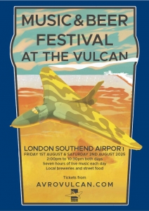 Music and Beer Festival at the Vulcan on 1-2 August.